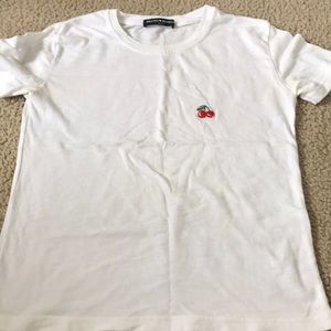 white brandy melville tee